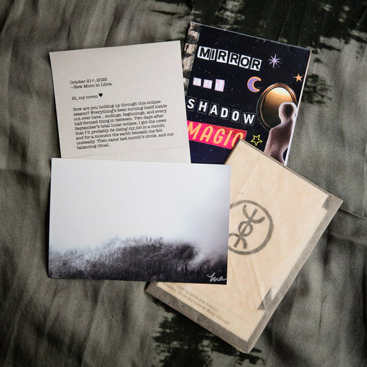 Mirror and Shadow Magic — October 2025 Ritual Mail Kit
