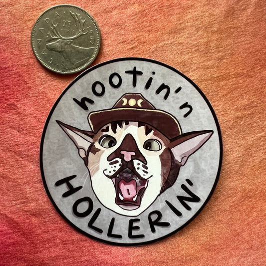 Hootin’ n Hollerin’ Aldous Memorial Sticker